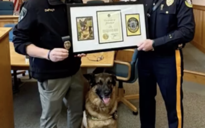 Brielle Police Department appoints Lanzer as K-9 Office ad honorem